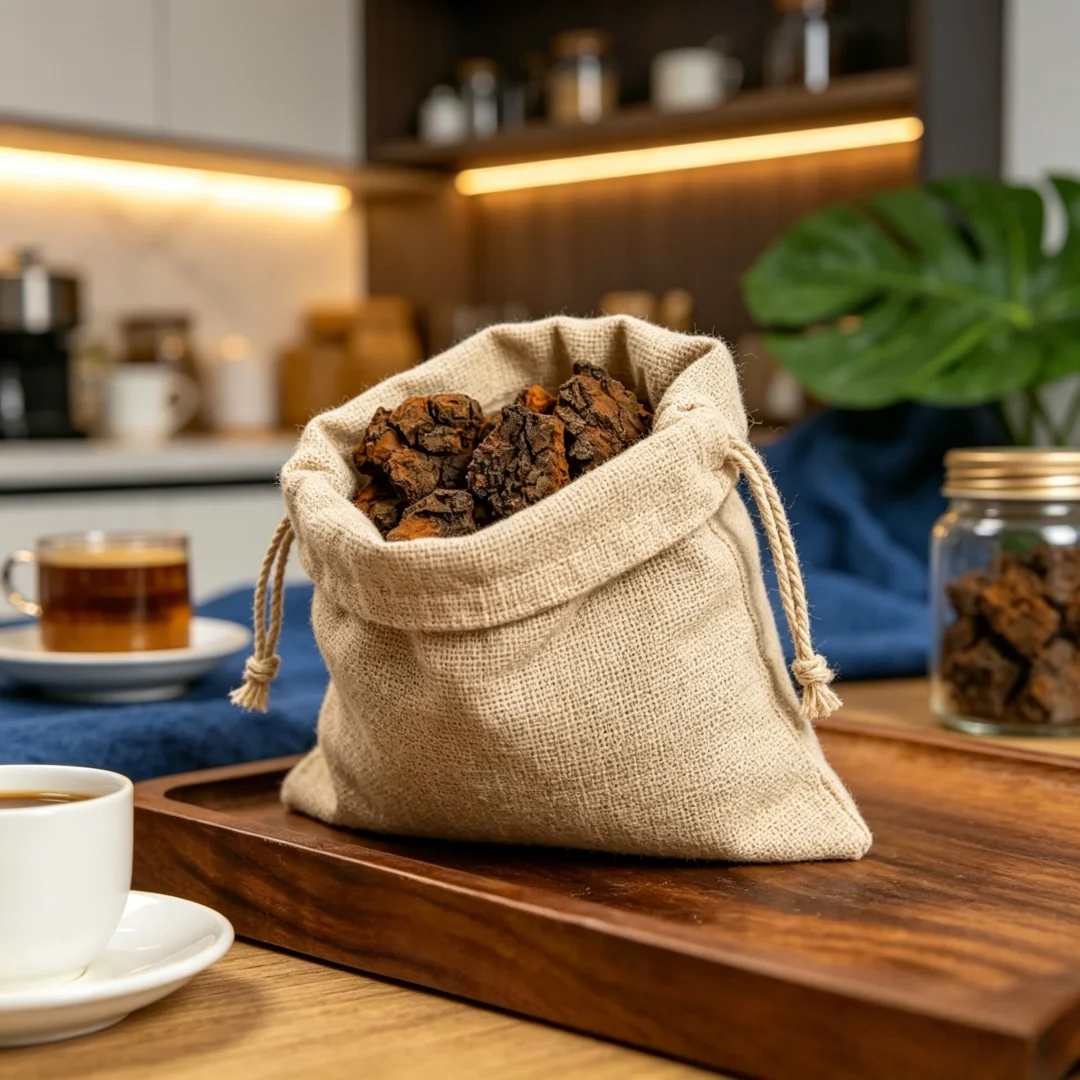 Dried Chaga Handmade Soap,Suitable for Both Facial Cleansing and Body Wash.