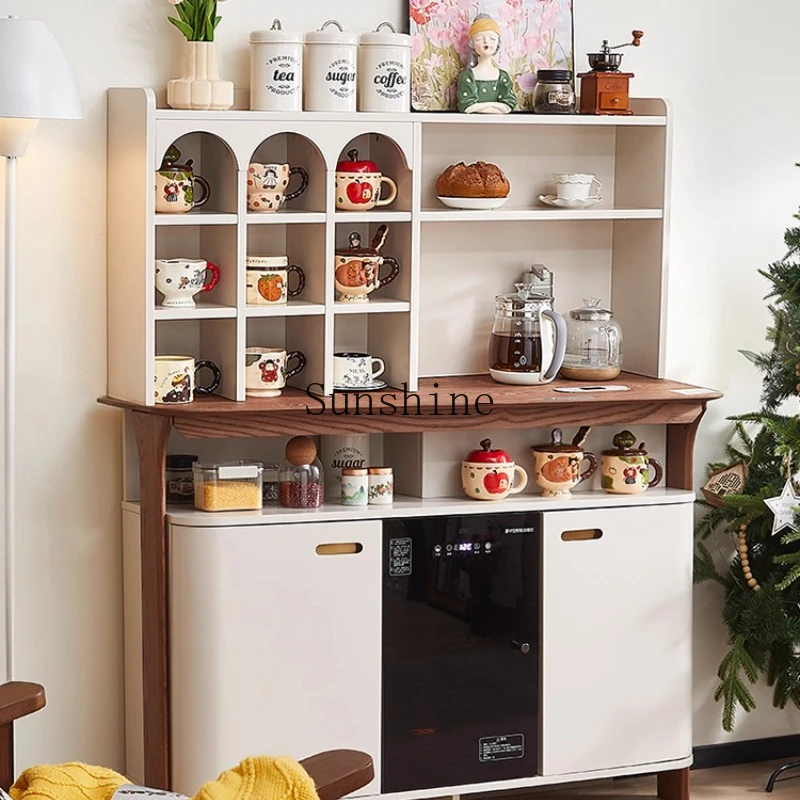 High-end smart dining side cabinet, kettle, tea making integrated, fully automatic living room storage high cabinet