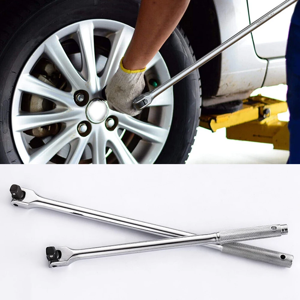 

1/2'' F Rod Wrench Socket 10'' 15'' 18'' Torque Wrench Long Force Bar Activity Head Strong Lever Steering Handle Repair Tool