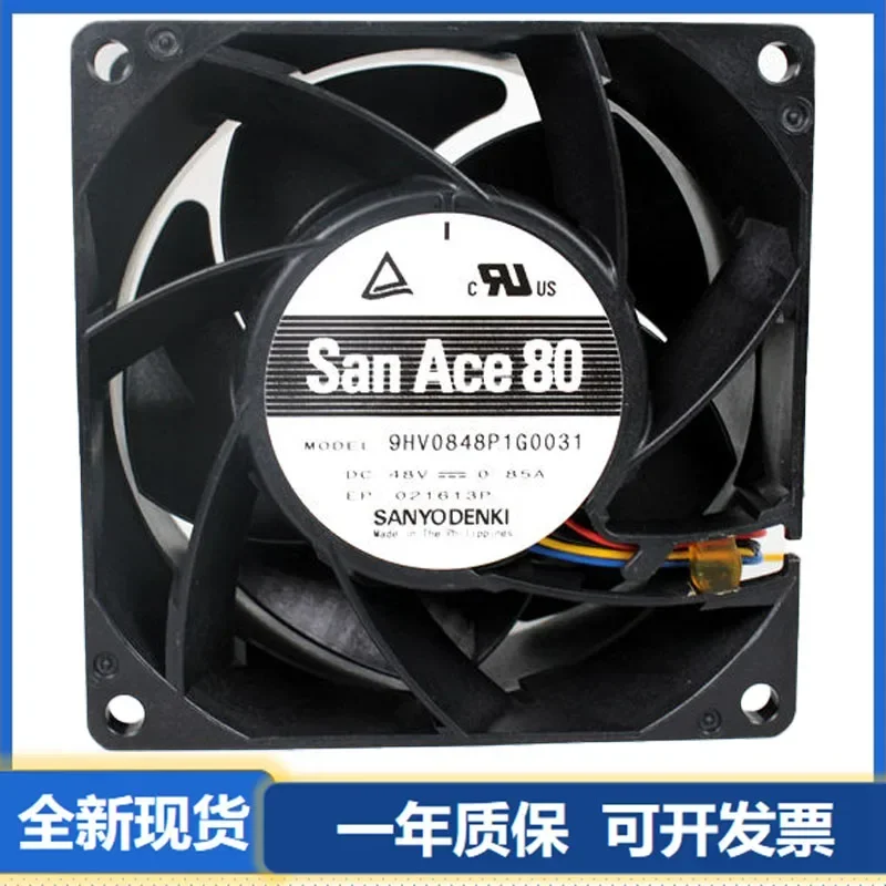 

Вентилятор охлаждения сервера SANYO DENKI 9HV0848P1G0031 DC 48V 0.85A 80x80x38мм, 4-проводной