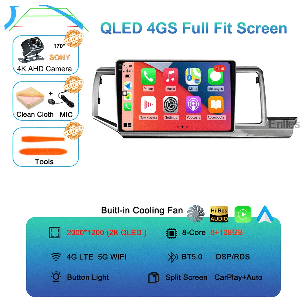 Android 16 Navigation NO 2DIN Carplay Auto Head Unit Screen For Honda Stepwgn 2009 - 2015 Radio Stereo Multimedia Car Player GPS image 3