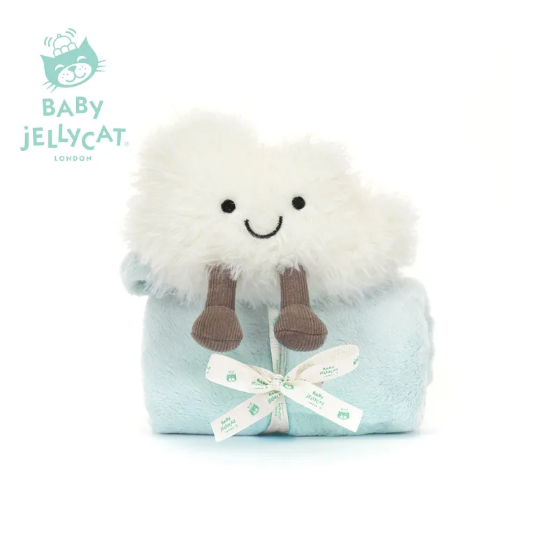 

Оригинальная плюшевая игрушка-облачко Jellycat из Великобритании, супермягкая, уютная, для новорожденных, успокаивающая игрушка-компаньон, прекрасный подарок для младенцев