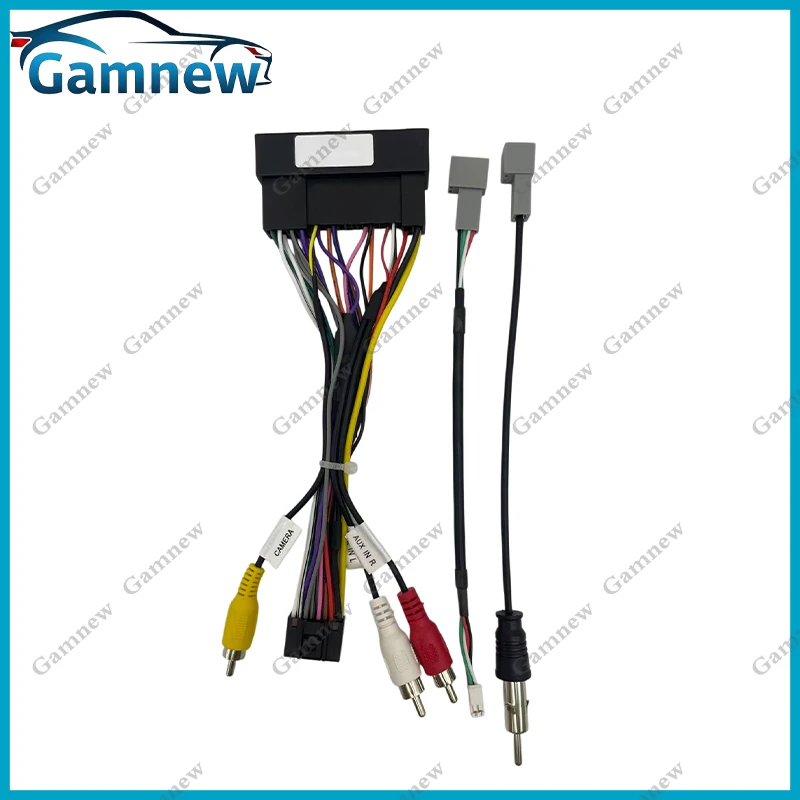 Car Radio Cable 16-pin Power wire harness Connector CAN Bus Adapter For Hyundai ix25 KIA Cerato Forte K3 2013+