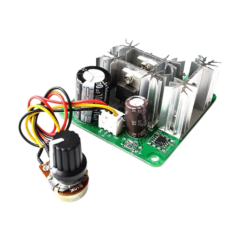 DC Motor Controller Stepless Speed Regulation 6V-90V Governor 15A PWM Adjustable Speed Conversion