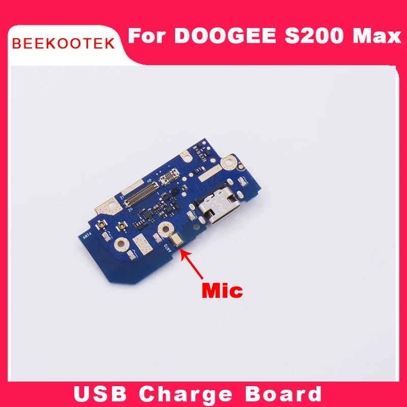 New Original DOOGEE S200 Max S200 S200 X USB Board Base Dock Charge Charging Port Board With Mic For DOOGEE S200 Smart Phone
