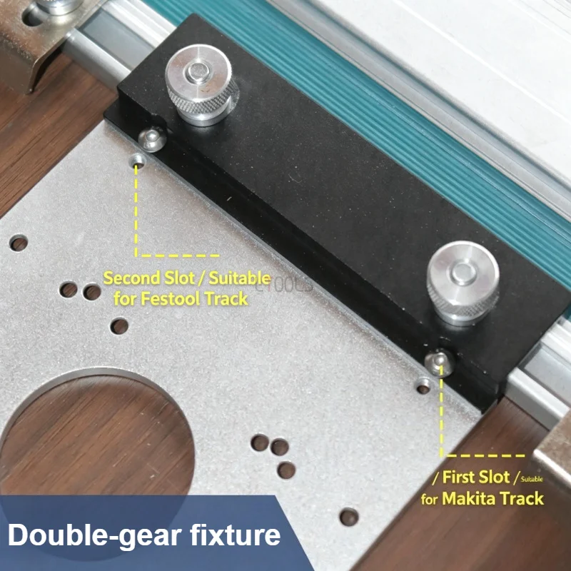 Woodworking Trimmer DIY Modification Router Table Insert Plate Multifunctional Aluminum Alloy Inverted Board Compatible MT Orbit