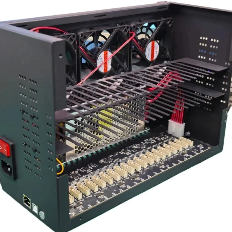 20 Ports USB 2.0 HUB Splitter Switcher Studio Screen Projection Synchronous Operation Equipment Chassis Expander