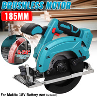 Electric Circular Saw 165mm Saw Blade Brushless Multi-Angle Cutting Suitable For Makita 18v Battery