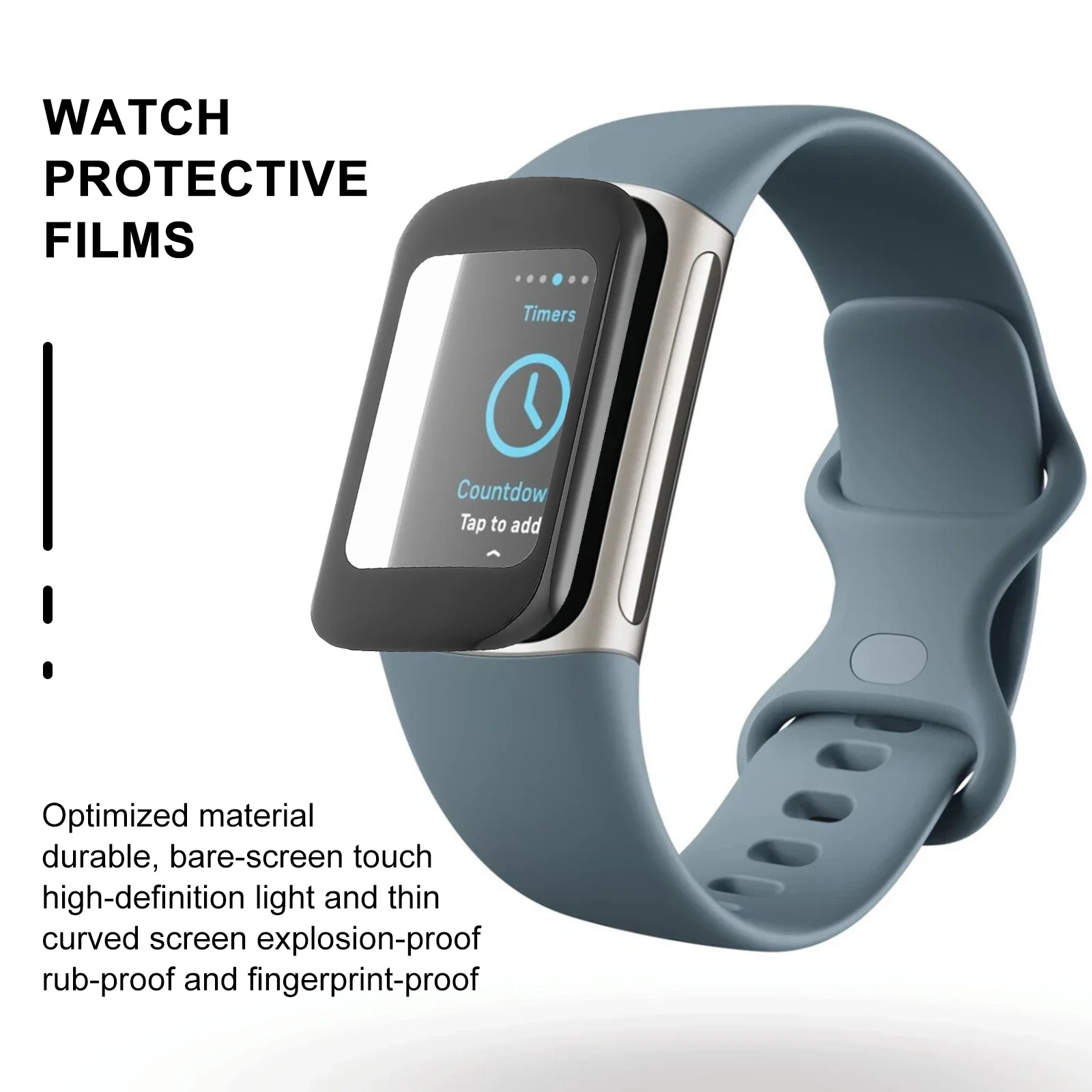 

4Pcs Smartwatch Screen Film Tpu Durable Protective Screens Full Cover Anti-Scratch Watch Screen Protector Accessories Compatible