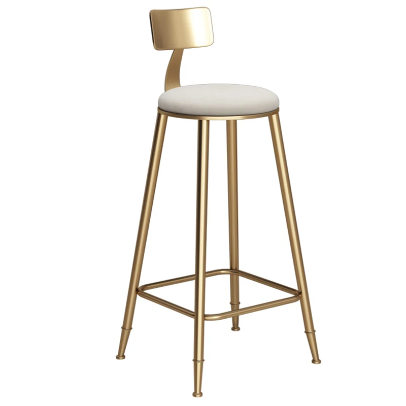 Designer Counter Stool Minimalistic High Bar Stool For Kitchen Make Up Furniture Banqueta Alta Para Cozinha Home Furniture