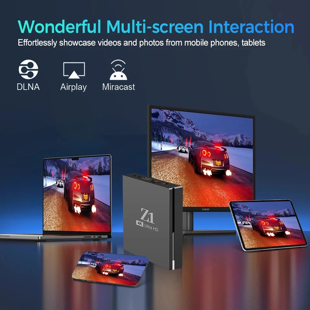 Z1 TV Box Android 10 4K HDR10+ H313