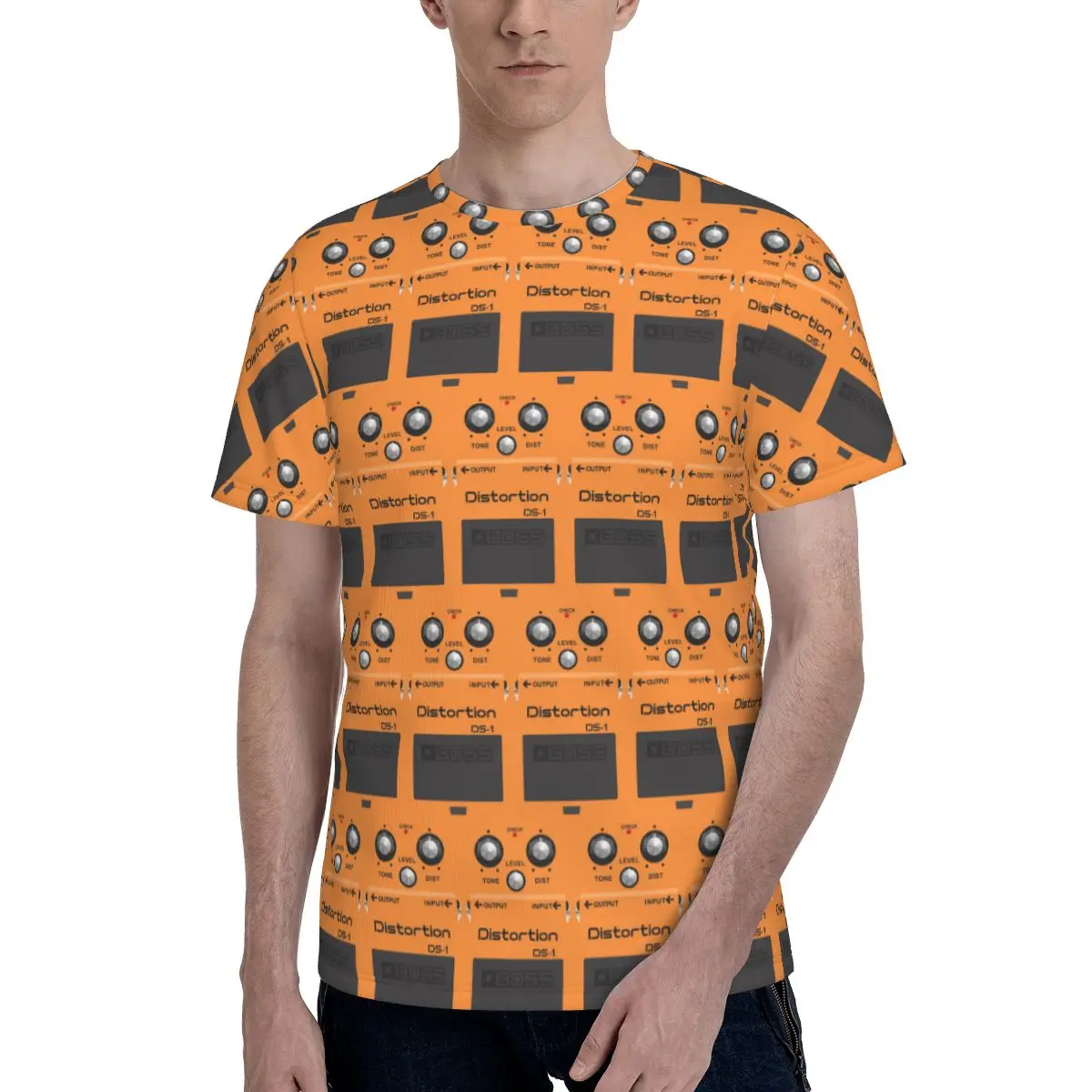 Boss Overdrive Bluesbreaker Guitar Pedal T-Shirt for Men Cotton T Shirts Men's Tees Short Round Neck Summer Clothes Tops