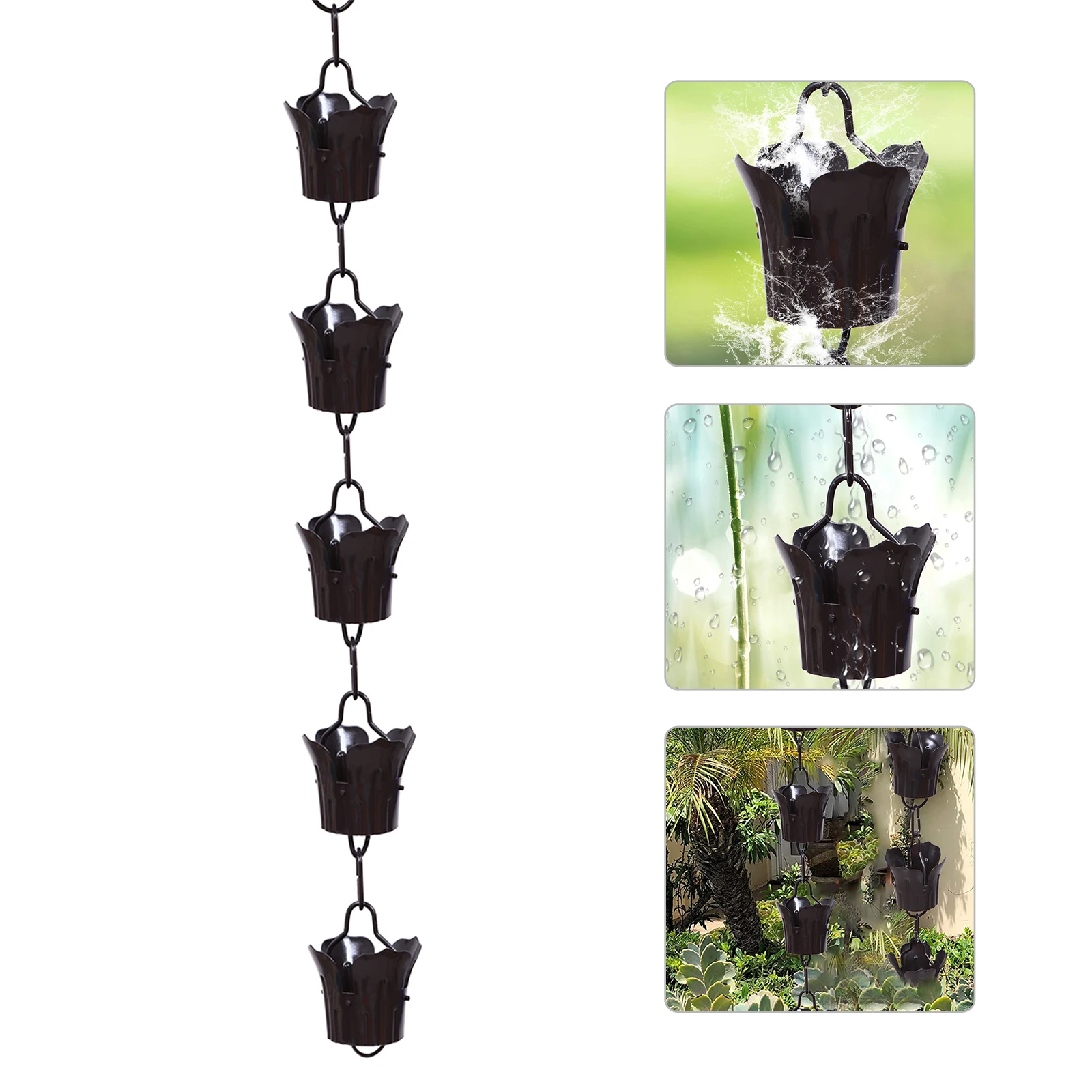 

Garden Rain Chains Chains Drainage Rain Chain Villa Decoration Rain Chain