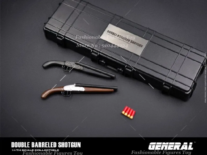 GENERAL GA-008 1/6 skala broń dwubiegun Shotgun polowanie na świeżym powietrzu plastikowy pistolet Model Fit 12 \