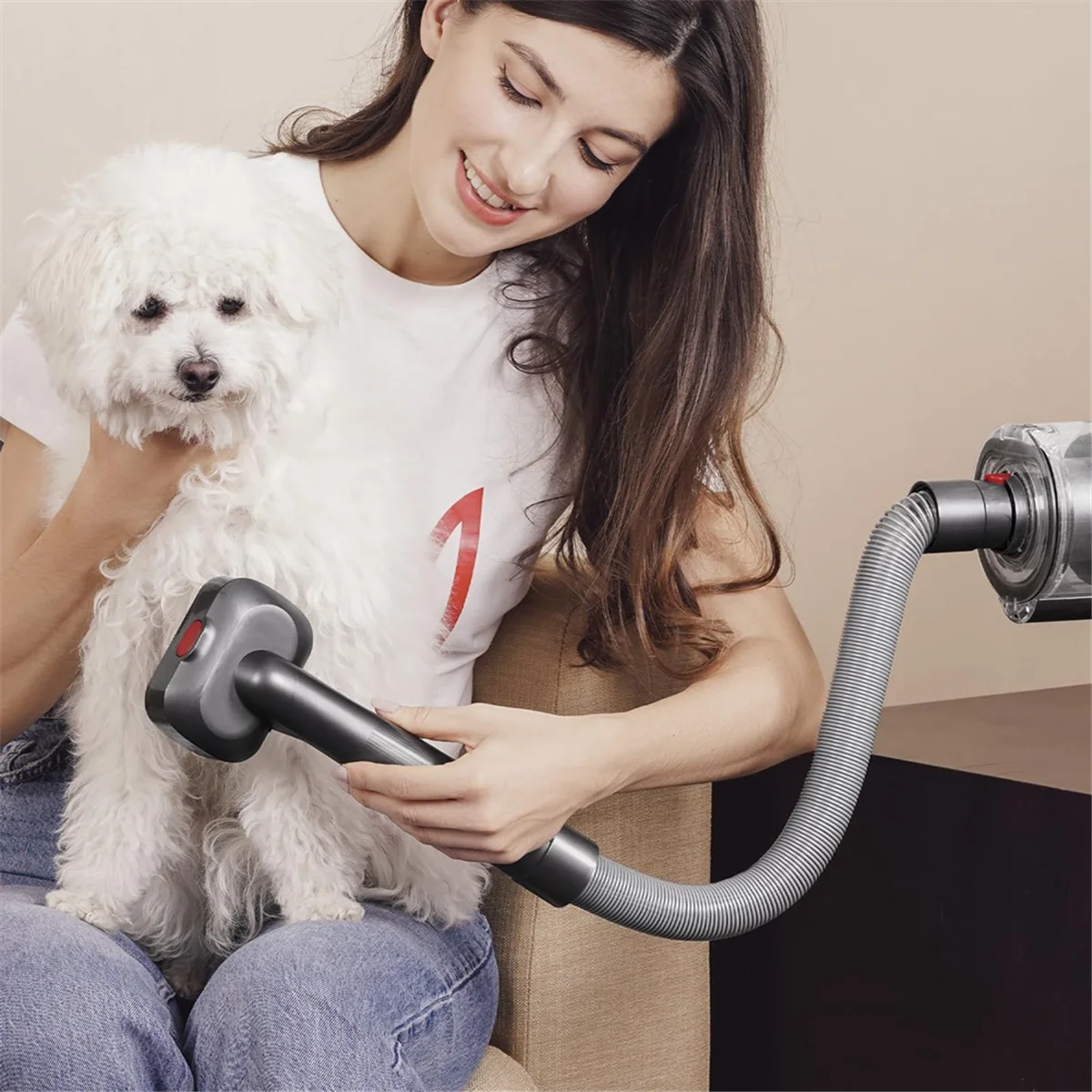 เครื่องมือกําจัดขนสัตว์เลี้ยงสําหรับ V7 V10 V11 V15 เครื่องดูดฝุ่นผมยาวหรือสั้นและแมวสัตว์เลี้ยงแปรง