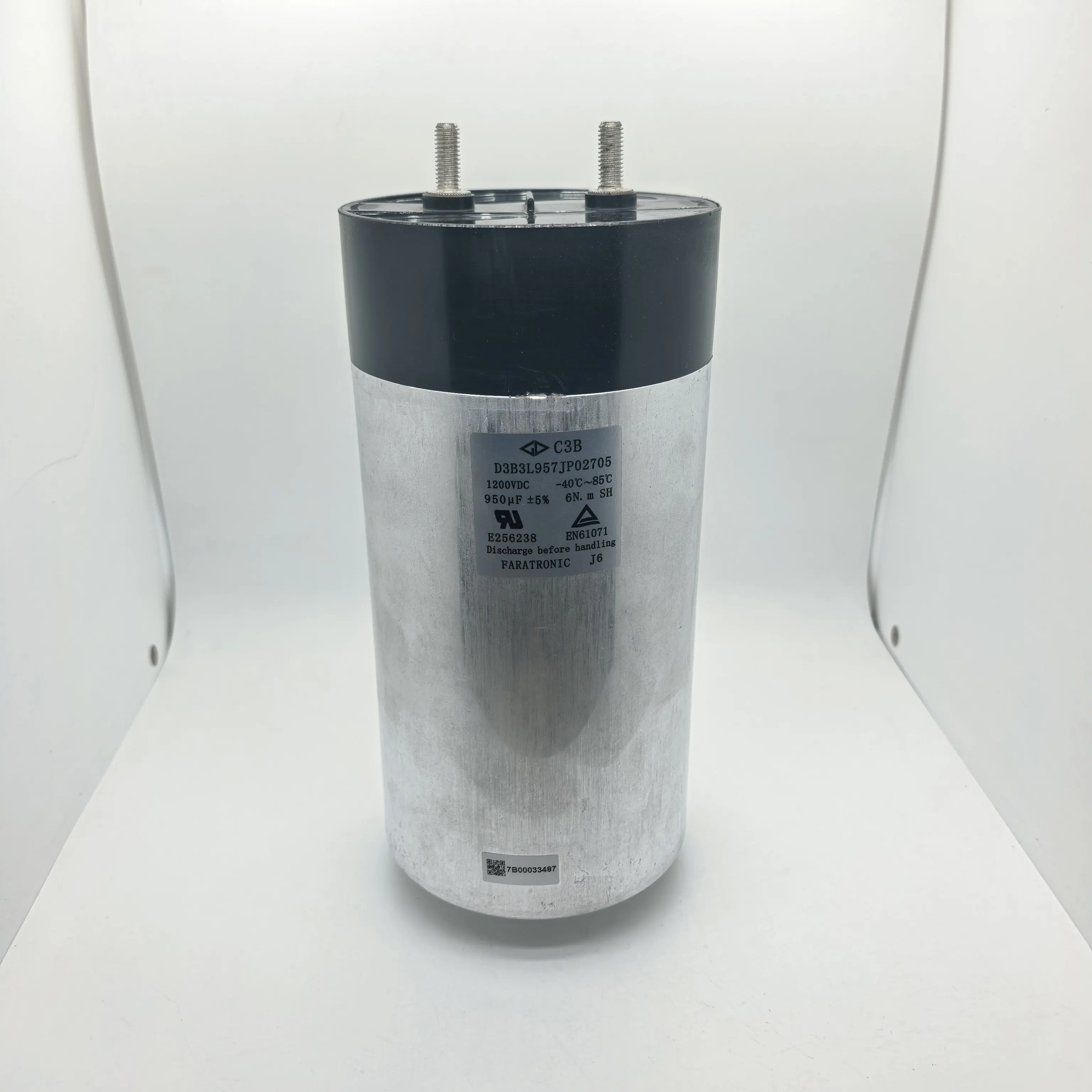 

D3B3L957JP02705 950UF 1200V High-Current Filtering and Energy Storage Thin Film Capacitor