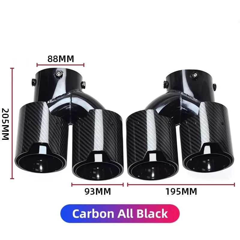 DEX Exhaust Tip for M240i/M340i/M440i G20 G21 G23 G42 Performance Styles Carbon Fiber Dual Exhaust Pipe Muffler Nozzle Tailpipe