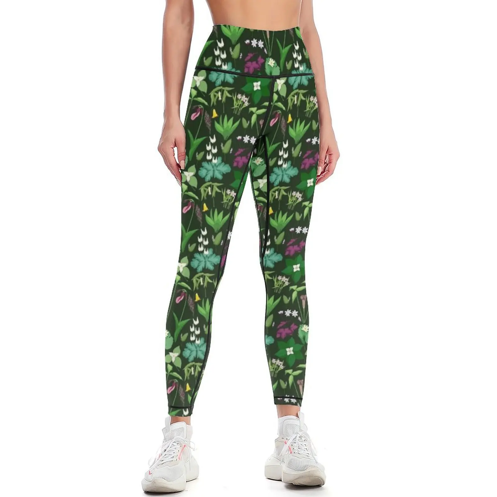 

Ephemeral Flowers Leggings Women's sports sports shirts gym Womens Leggings