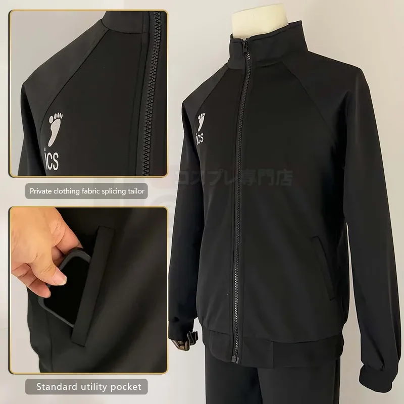 HOLOUN Haiky Аниме Karasuno High School Uniform Hinata Shouyou Kageyama Tobio Sugawara Koushi Косплей Костюм Вышивка Ежедневно