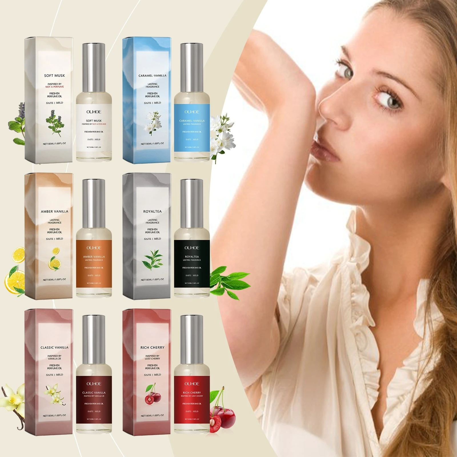 Perfume Floral Scent Unisex Pheromone Spray Long Lasting Irresistible Floral Vibrant Light Fragrance Natural Fragrance Parfums