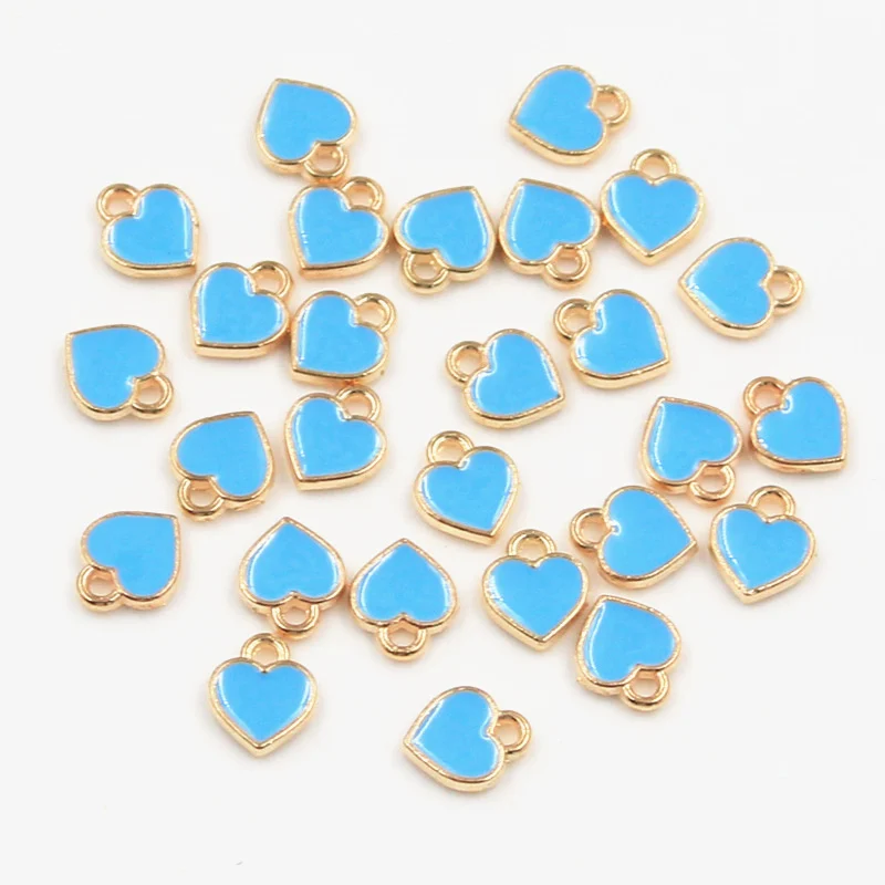 50pcs Charms Colorful Lovely Star KC Gold Color Pendants DIY Crafts Making Findings Handmade Fashion Jewelry