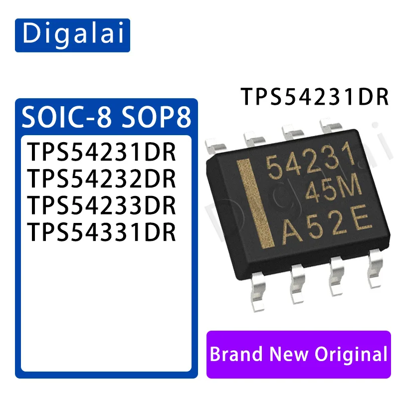

100% new Original TPS54231DR TPS54232DR TPS54233DR TPS54331DR Buck Converter IC Chip 3-28V 3A Synchronous SOIC-8 Bulk Stock