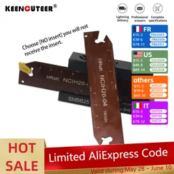1PCS SMBB2026/SMBB2526/SMBB2032/SMBB2532/SMBB3232 Grooving Cut-Off Cutter Holder NCIH26-2 NCIH32-3 NCIH32-4Cut Off Blade SP200