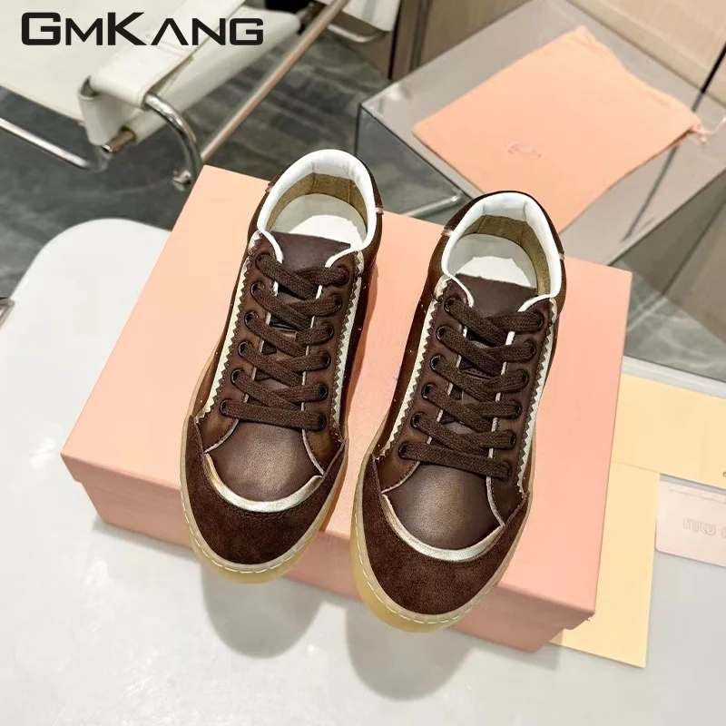 2024 New Genuine Leather Casual Shoes Outdoor Mountaineering High Quality Lightweight Sports Shoes Comfortable Training Shoes