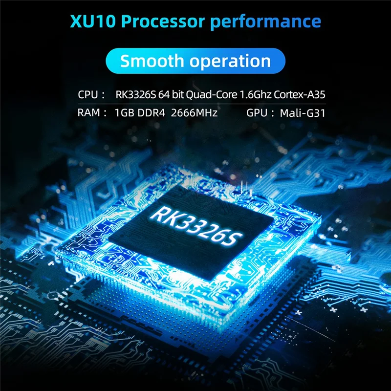 QWE-XU10 Game Console 3.5 Inch IPS Scherm 256G Arcade Retro Dual Joystick 3D Game Player RK3326S 64Bit 3000Mah