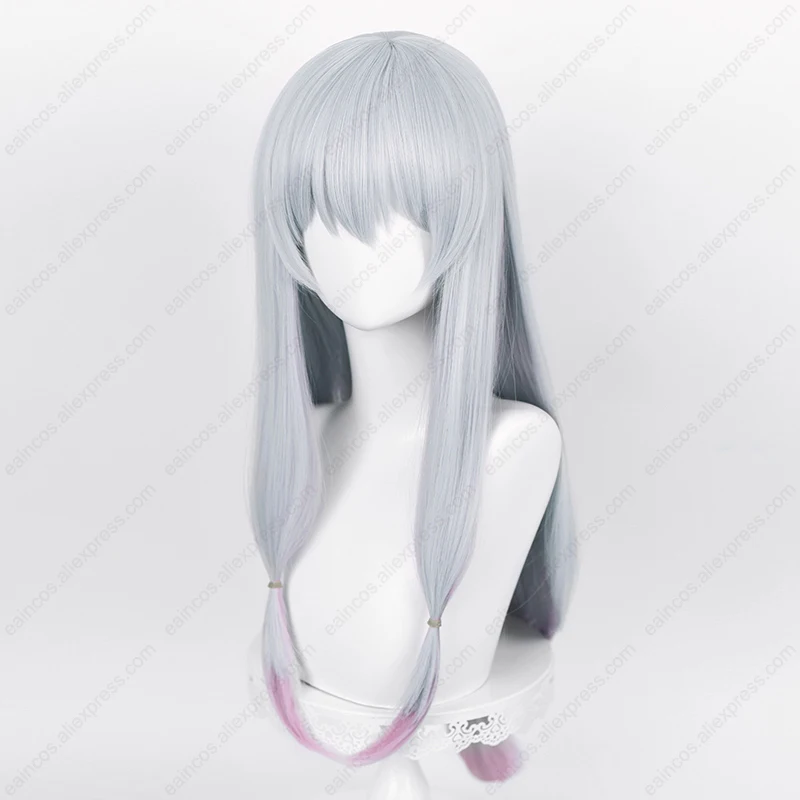 Anime Sagiri Izumi parrucche Cosplay 80cm lungo colore misto resistente al calore capelli sintetici festa di Halloween