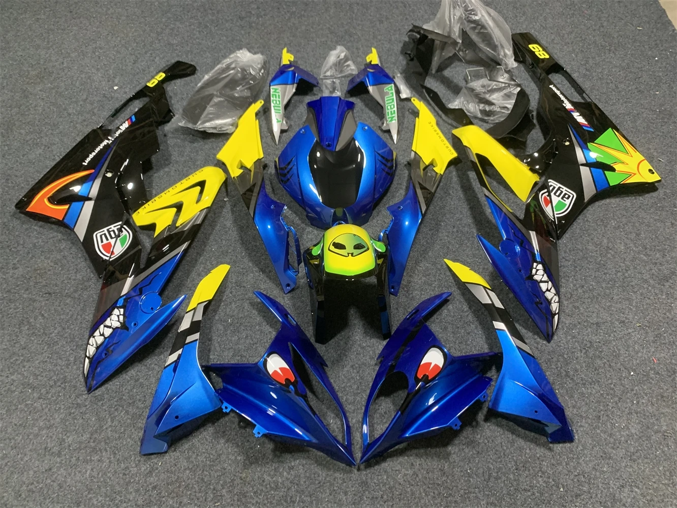 

Комплект обтекателей для мотоцикла подходит для S1000RR 15-16 лет S1000 2015 2016 синий желтый черный оранжевый