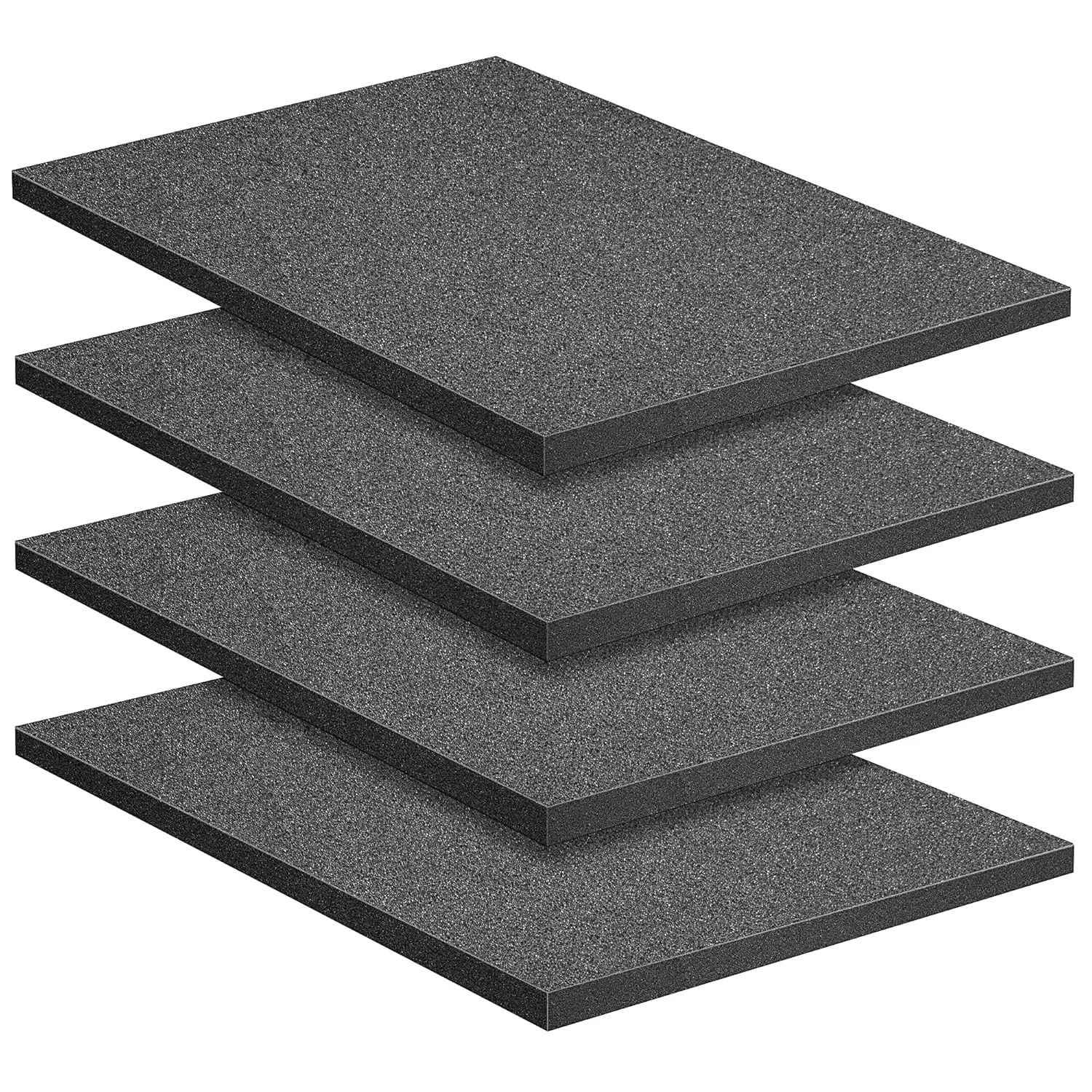 

4 Pack Cuttable Foam Sheets 16x12x1 Inch for Cases, Toolbox, Camera Storage & Crafts