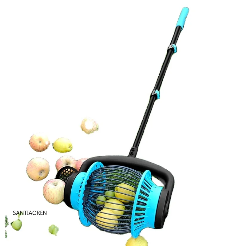 

2025Used to Pick up Fruits on the Ground Capacity 1.6 Gallon, Telescopic Rod 12.6 Inch Garden Tool