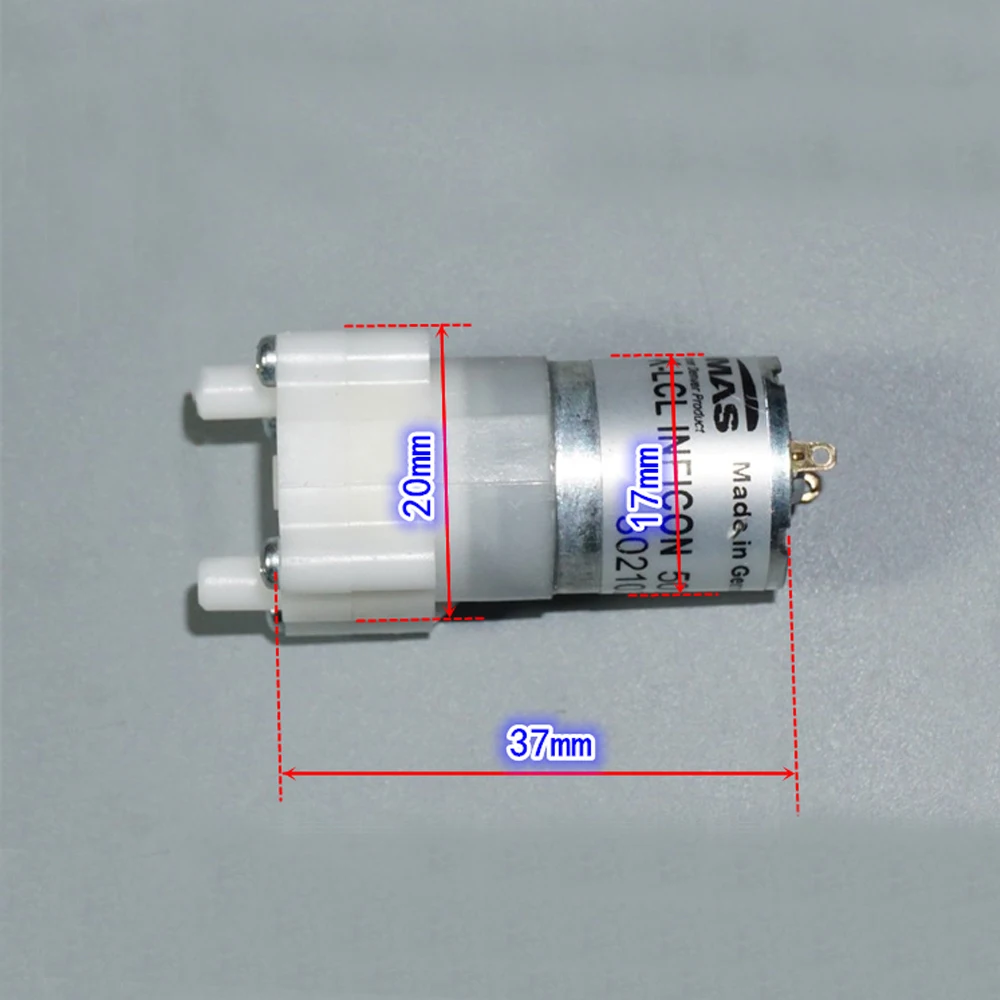 마이크로 로터리 베인 샘플링 공기 펌프, 5V 고속, 2.3L/min, 대용량 유량 가스 샘플링 공기 펌프, 음압 5kPa 공기 펌프, 1 개 