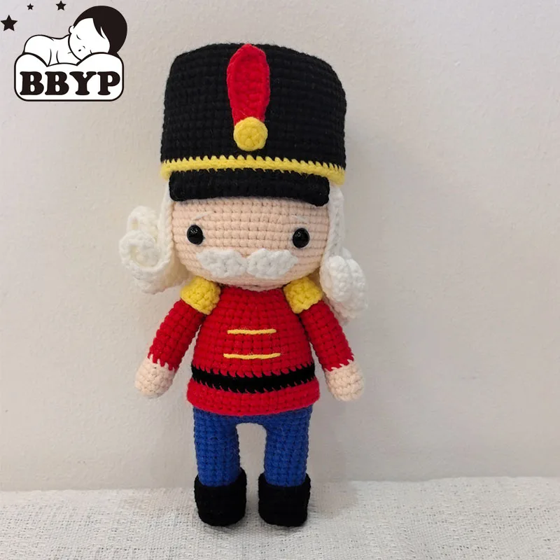 

Вязаные крючком куклы Аниме Кукла Щелкунчик Подарки на день рождения Домашний деко Куклы с ребрами