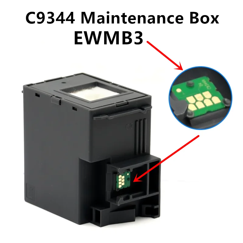1PC C9344 Maintenance Box For Epson L5590 L3550 XP-2200 XP-2205L XP-3200 3205 4200 4205 2101 WF-2910 WF-2950 2930 2935 Printers