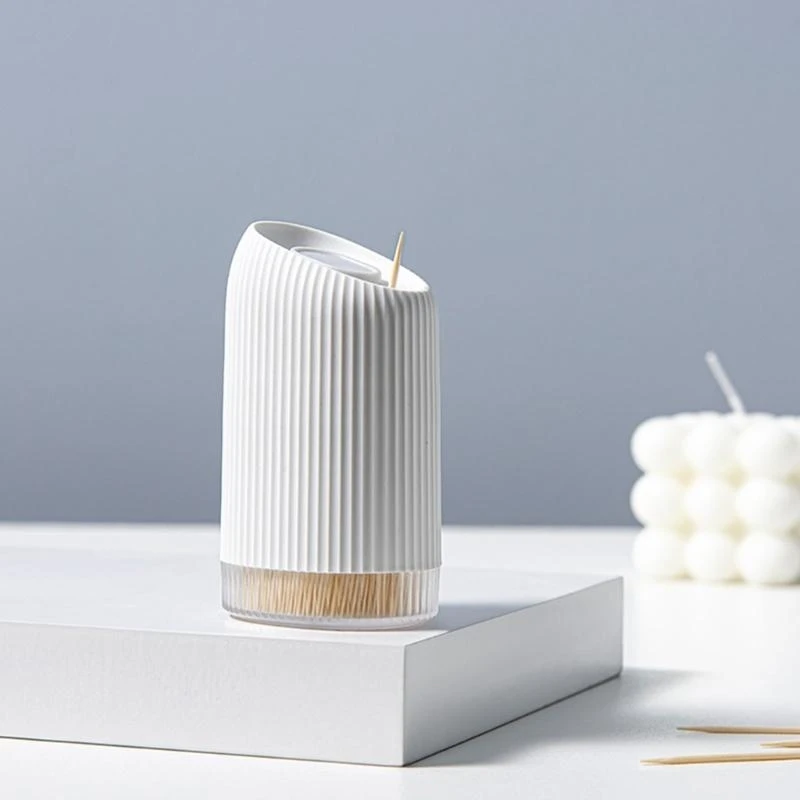 

Toothpick Dispenser Dustproof Toothpick Box Plastic Material Toothpick Container