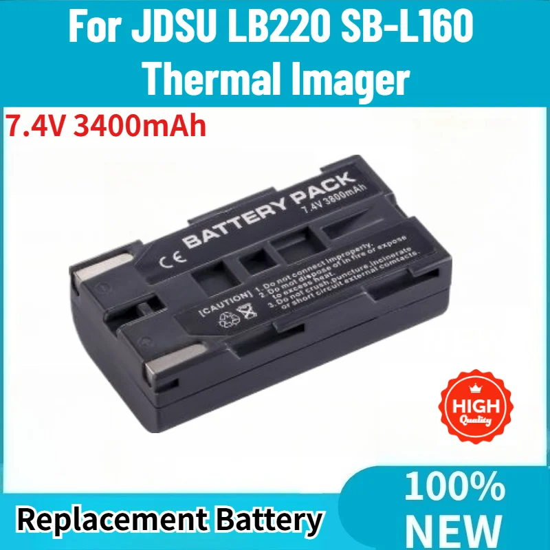 7.4V 3400mAh Battery for JDSU LB220 SB-L160 Thermal Imager High Quality Replacement Battery