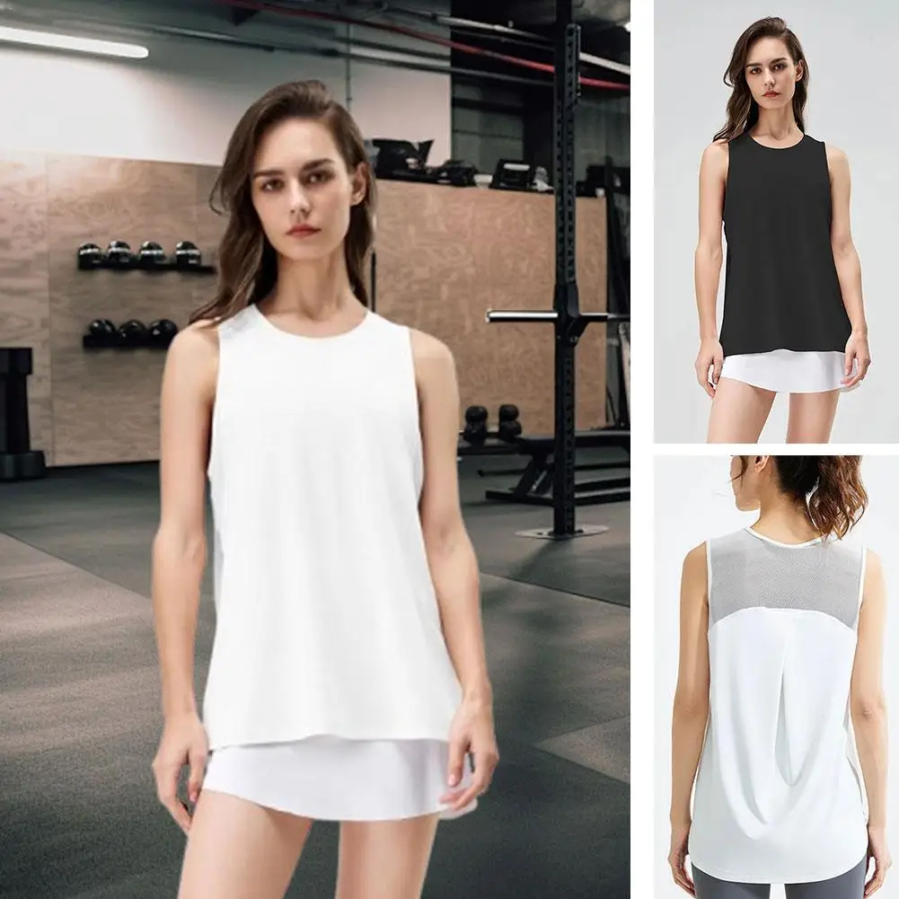 

Top Sports Yoga Vest Women's Fitness Tank Top Gym Beautiful Open Back Bra Running Workout Halter