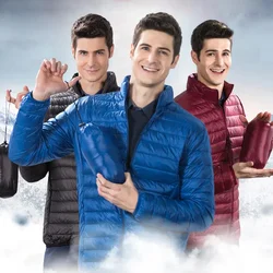 MRMT-Chaqueta de plumón ultraligera para hombre, Chaqueta corta de ocio, color blanco, 2024