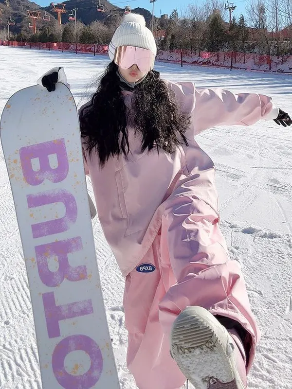 ensemble-de-ski-d'exterieur-coupe-vent-et-impermeable-motif-lapin-pantalon-et-veste-de-ski-pour-snowboard-et-ski-alpin-design-lapin-mignon