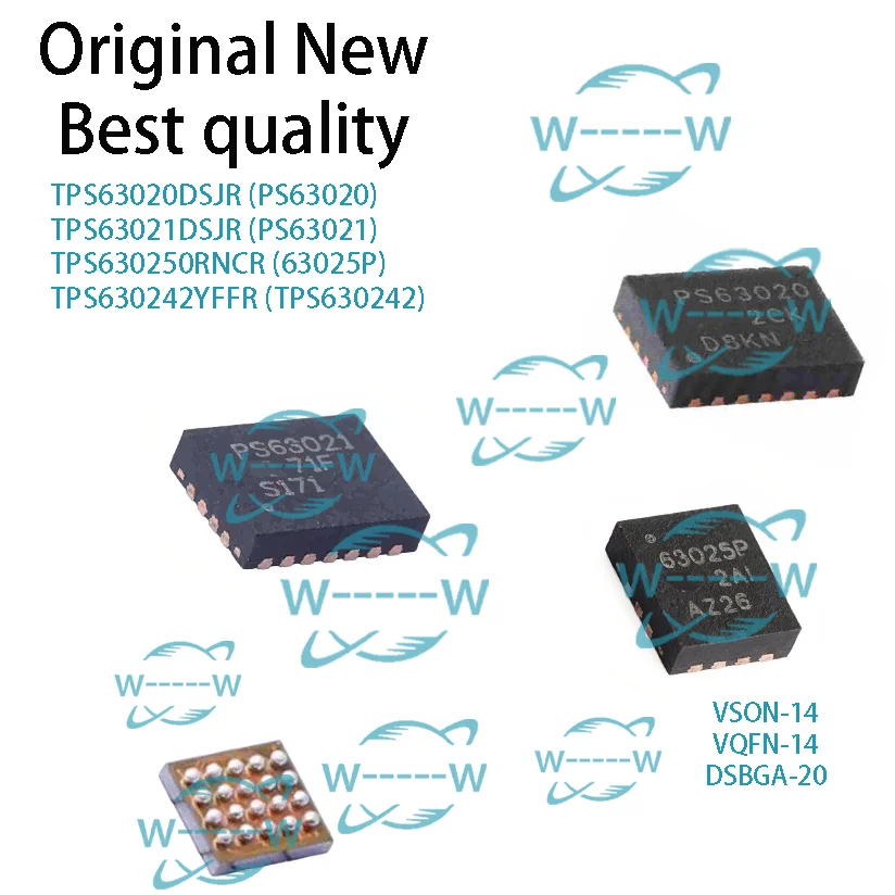 5-50P TPS63020DSJR PS63020 TPS63021DSJR PS63021 TPS630250RNCR 63025P TPS630242YFFR TPS630242 TPS63020 TPS63021 TPS630250 IC CHIP