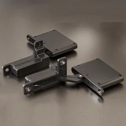 Aluminum Frame Door Hinge Concealed Heavy-Duty High Cabinet Door  Wooden Door Hydraulic Upper Lower Heaven Earth Hinges