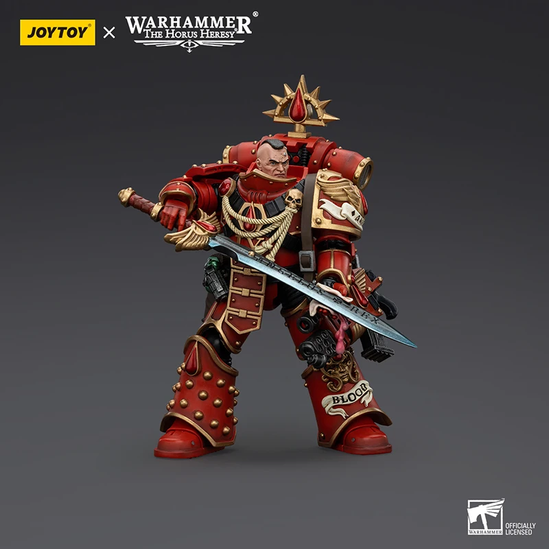 JOYTOY Warhammer The Horus Heresy figura de acción 1/18 escala sangre ángeles PVC figura militar modelo muñeca juguete ornamento chico regalo