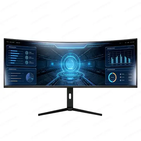 5K monitor 40/49 inch 4K curved LG hairtail screen 32:9