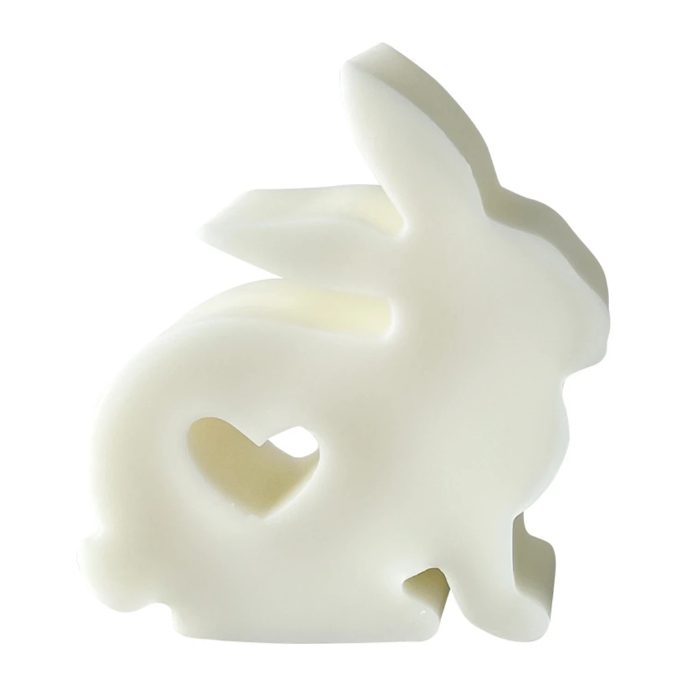 1Rabbit Sugar Cake Decoration Baking Silicone Mold DIY Rabbit Silicone Mold Scented Making Tools 3D DIY Handmade Fragrance