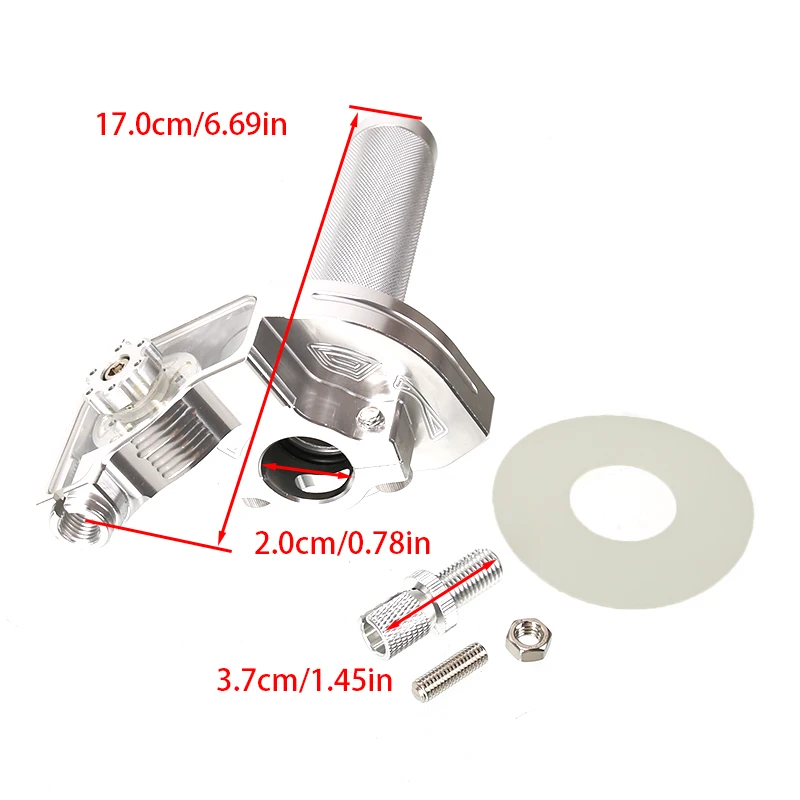 Motorcycle Accelerator Throttle 22mm CNC Grips Handlebars Aluminum Universal Accessories Motocross Scooter Dirt Bike