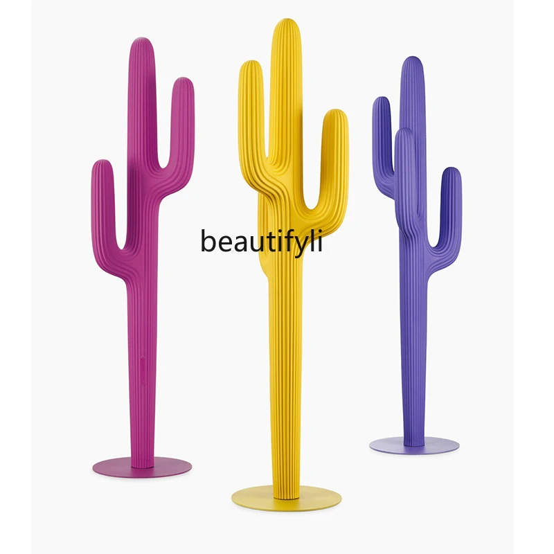 Nordic Creative Strange Shape Cactus-Shaped Coat Rack FRP Art Ornaments