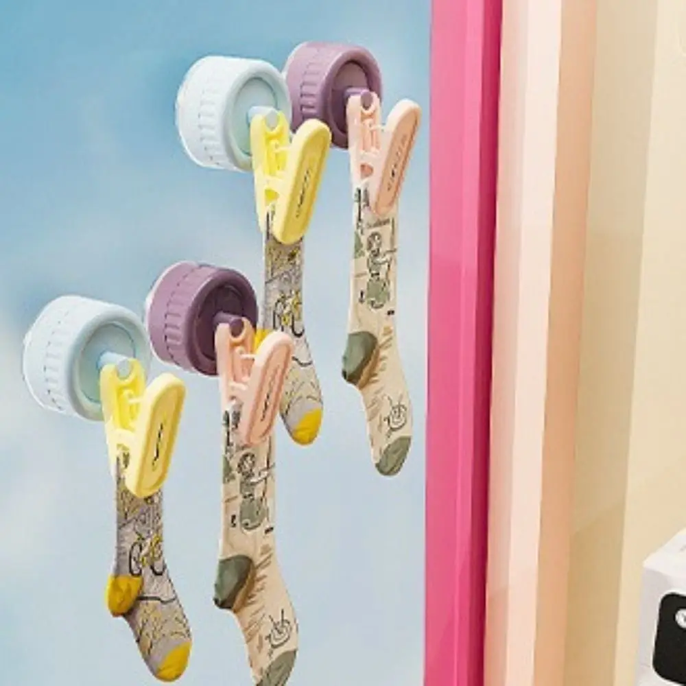 

Многоцелевой зажим для хранения на присоске, аксессуары, настенная полка для хранения полотенец, поворотный несколько зажимов для дома