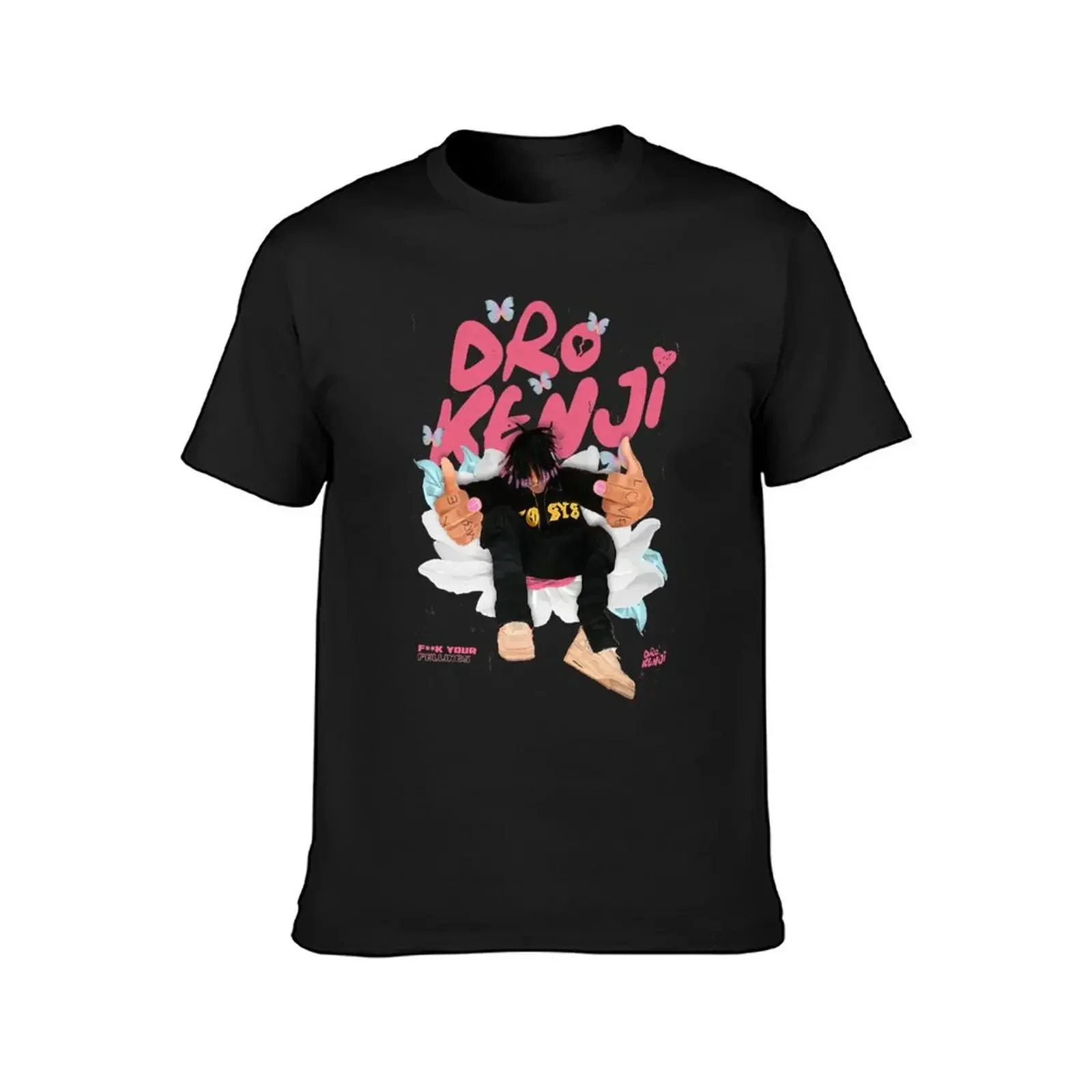 Dro Kenji Merch T-Shirt blanks plus size tops heavyweights t shirt for men